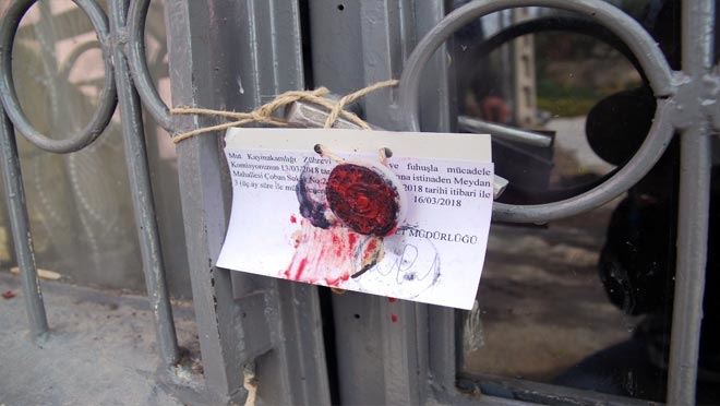 Fuhuş yapılan 9 ev mühürlendi