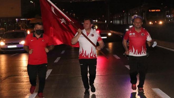 15 Temmuz Aşkına Sancak Koşusu düzenlendi