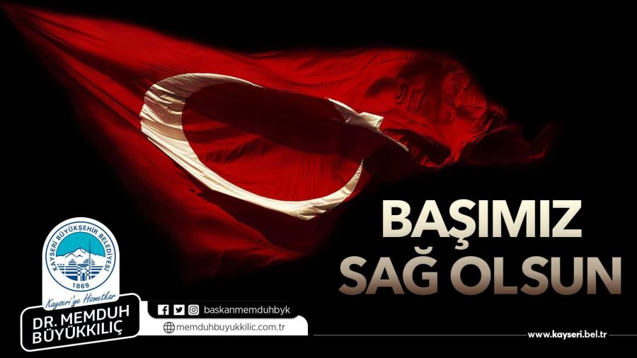 Kayseri Büyükşehir’den şehitlere saygı