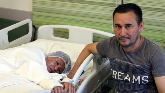 Komşusu tarafından havada yakalanan Zehra