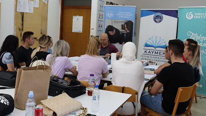 Kaymek’ten Kardeş Şehir Mostar’da Ebru Atölye Çalışması