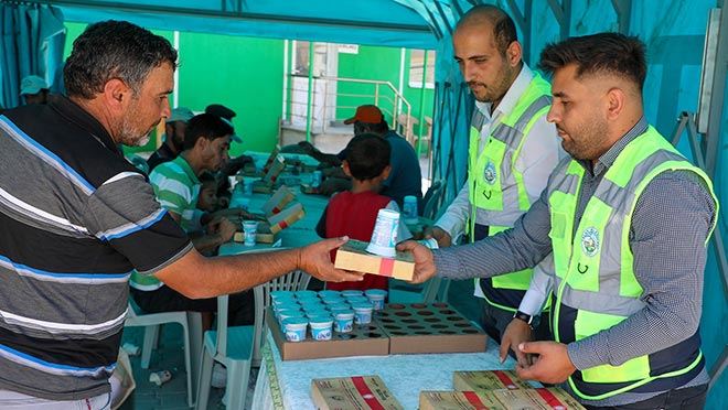 Talas Belediyesi’nden Çiftçiye Öğlen Kumanyası