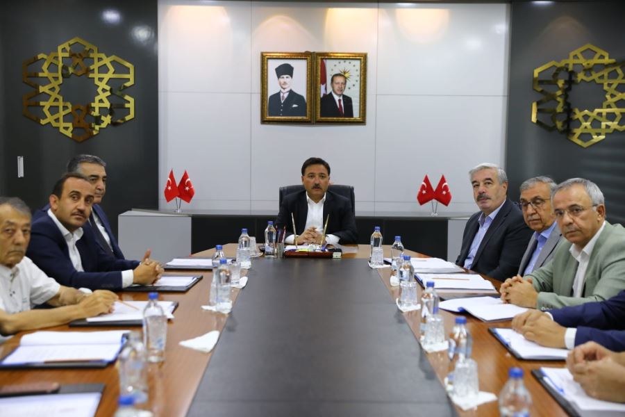İncesu OSB Müteşebbis Heyeti, Vali Çiçek başkanlığında toplandı
