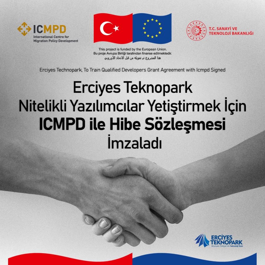 Nitelikli yazılımcılar yetiştirmek için ıcmpd ile hibe sözleşmesi imzaladı