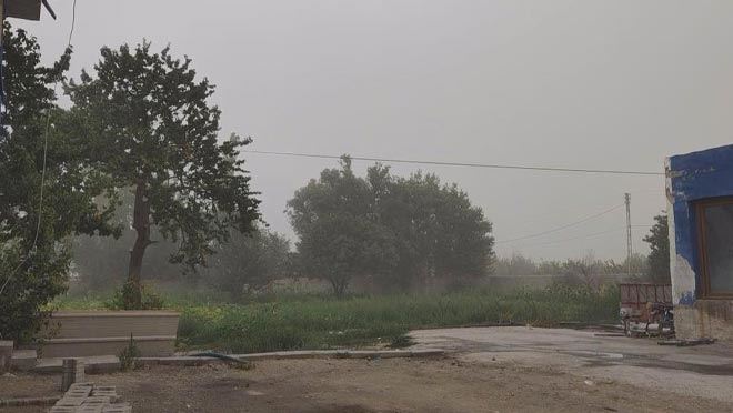 Develi’de toz bulutu hayatı olumsuz etkiledi
