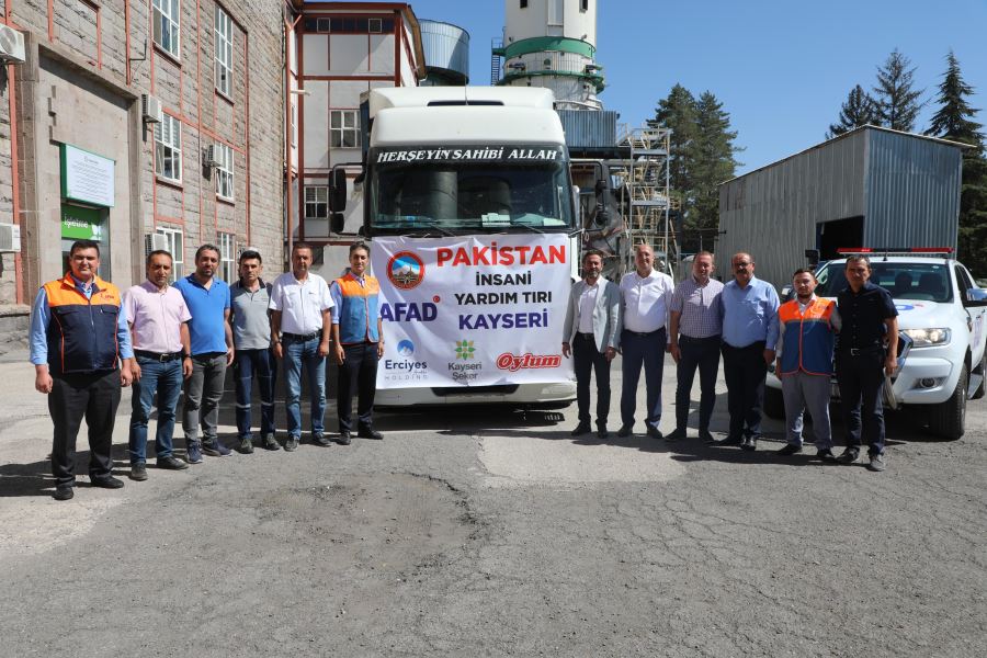 Kayseri Şeker’den, Pakistan’a dost eli