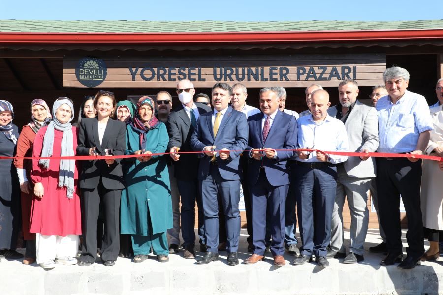 Develi Yöresel Ürünler Pazarı hizmete açıldı