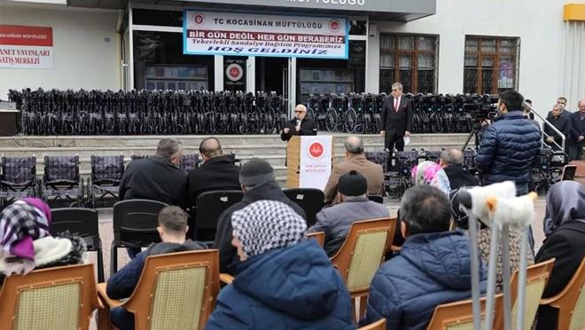 Kocasinan Müftülüğü 331 engelliyi sevindirdi