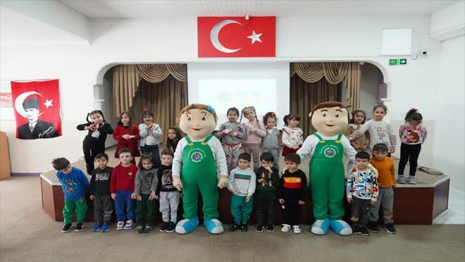  Melikgazi’de çocuklara geri dönüşüm bilinci aşılanıyor
