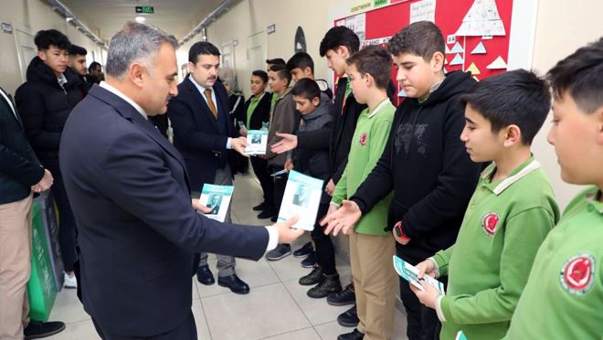 Develi protokolünden öğrencilerine motivasyon ziyareti