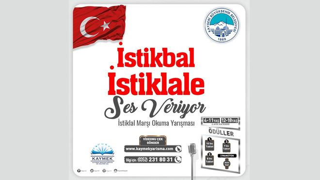 KAYMEK’ten İstiklal Marşı Okuma Yarışması