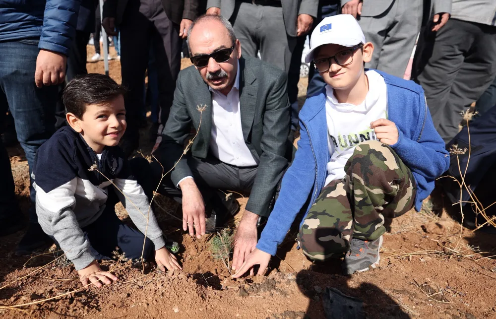 KTO Avrupa Birliği Hatıra Ormanına 10 bin fidan dikildi