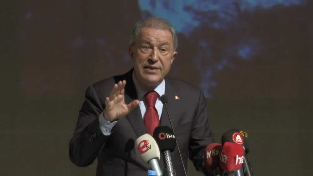 Hulusi Akar: “Filistin’de yaşanan savaş değil, soykırımdır”