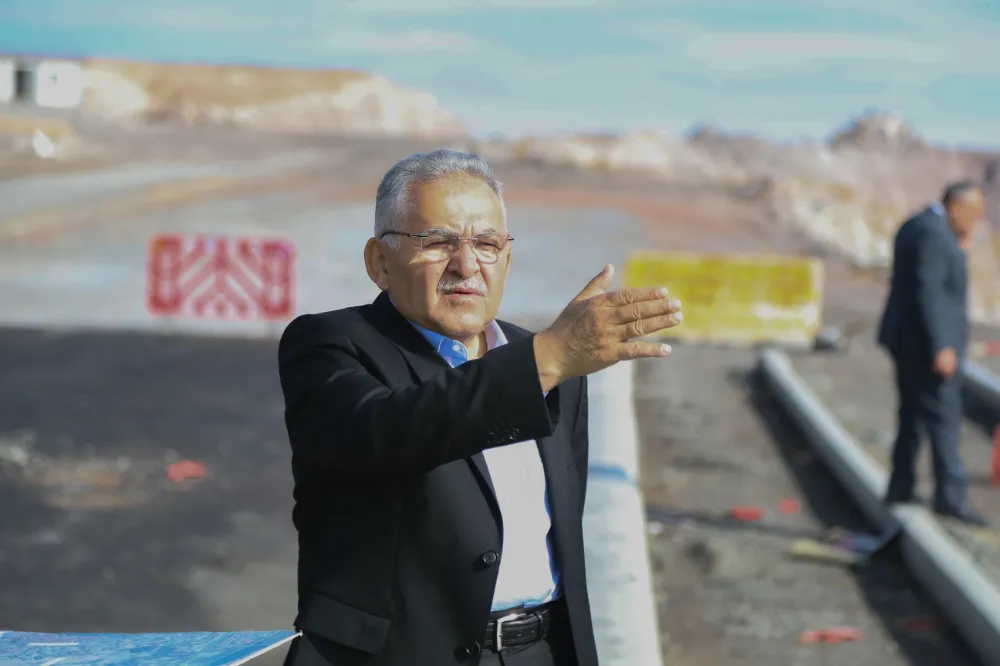 Başkan Büyükkılıç alternatif yolda incelemelerde bulundu