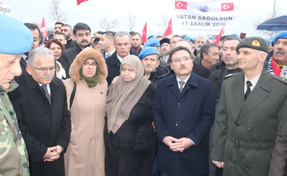 Kayseri şehitleri 7. yıldönümünde anıldı