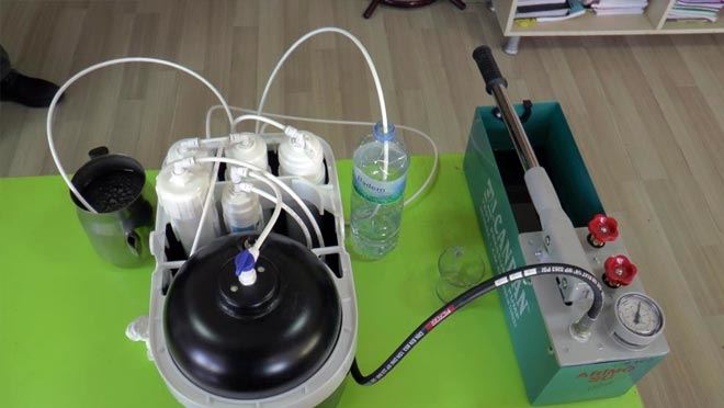Elektriksiz kirli sudan temiz suya arıtma 