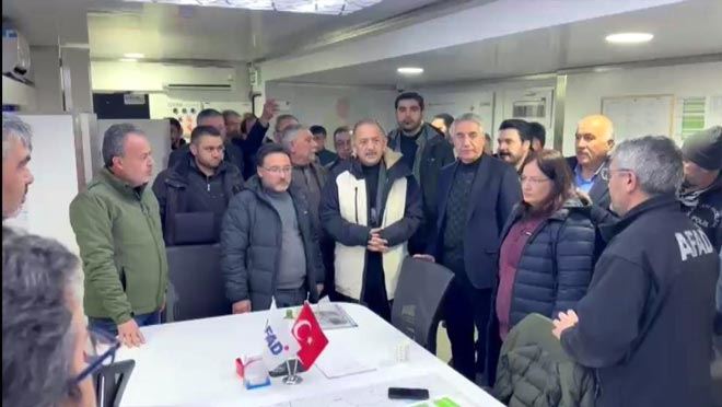 Kahramanmaraş Kriz Masasına moral ziyareti