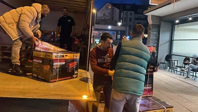 Avrupadaki Kayserililerden deprem bölgesi