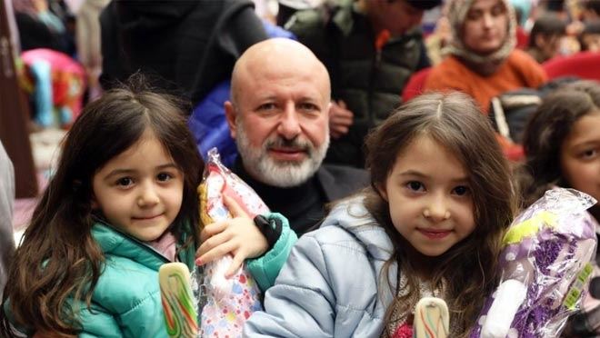 Kocasinan’da depremzede çocuklar, sinema keyfi yaşadı