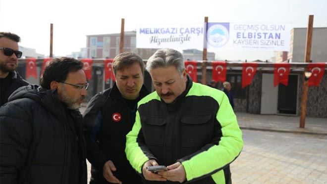 Melikgazi’nin Desteği İle Yapılan Elbistan Melikgazi Çarşı Hizmete Başladı
