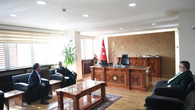 Kardeş Şehir Misrata’dan Kayseri Büyükşehir’e ‘geçmiş olsun’ ziyareti