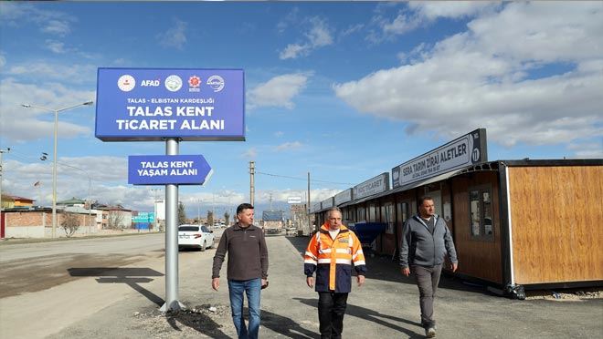  Depremzede esnafın yüzü güldü