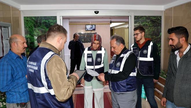 Başkan Yalçın, hasar tespit çalışmalarına katıldı