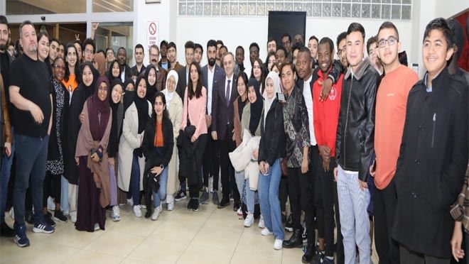  Rektör Altun Uluslararası öğrencilerle oruç açtı