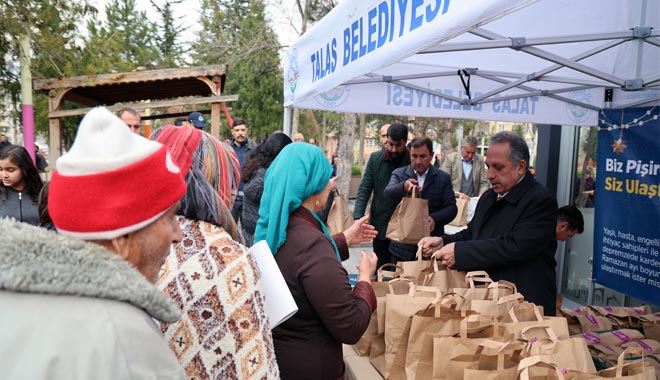  Talas Belediyesi gönüllere dokunuyor