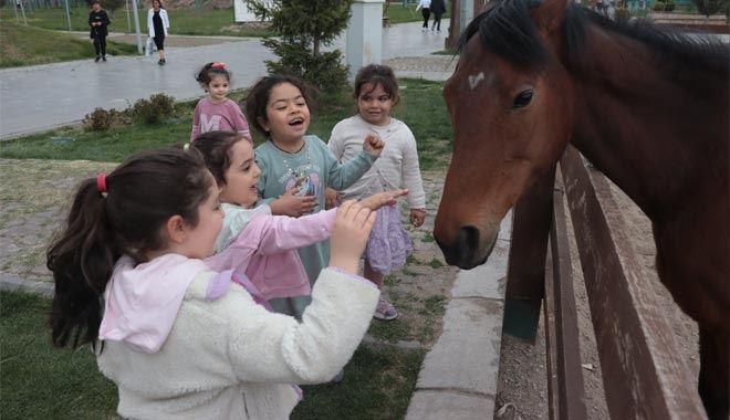 Hayvanat Bahçesi’nde ara tatil yoğunluğu