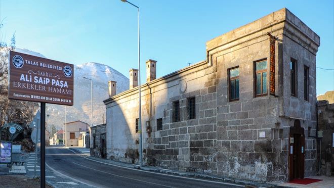 Talas’ın tarihi hamamı’na ramazan ayarı