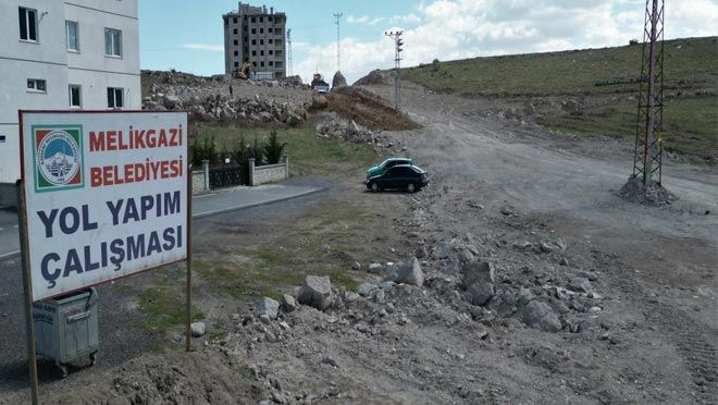 Şirintepe Mahallesi’nde yol yapımı