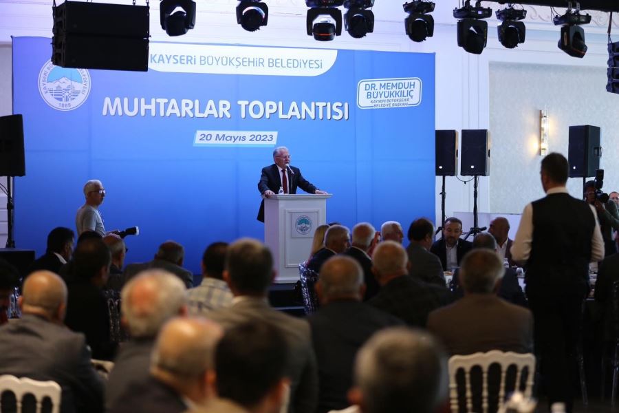 Akar Ve Büyükkılıç Muhtarlarla Buluştu “Büyükşehir Çok Şanlı, Şöhretli Bir Belediye”