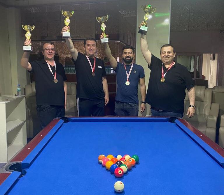 Bilardo turnuvası sona erdi 