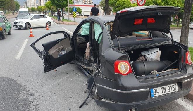  Erkilet Bulvarı’nda kaza: 3 yaralı