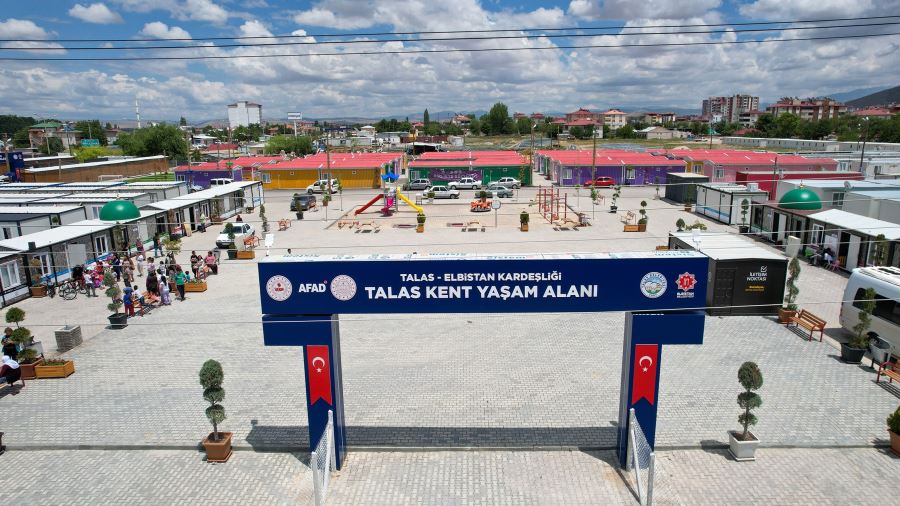 Talas’tan Elbistan’a bayram hediyesi
