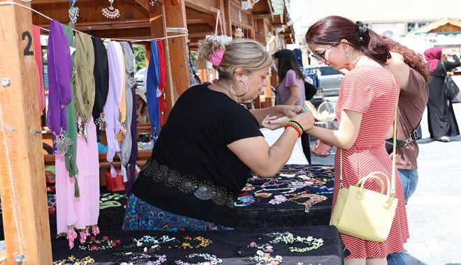 Maharetli elleri pazar günü tezgah açacak