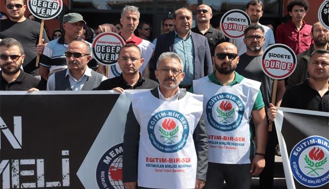    Şiddet bu kez eğitim camiasına sıçradı