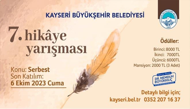   Hikâye yarışmasının 7’ncisini gerçekleştiriyor