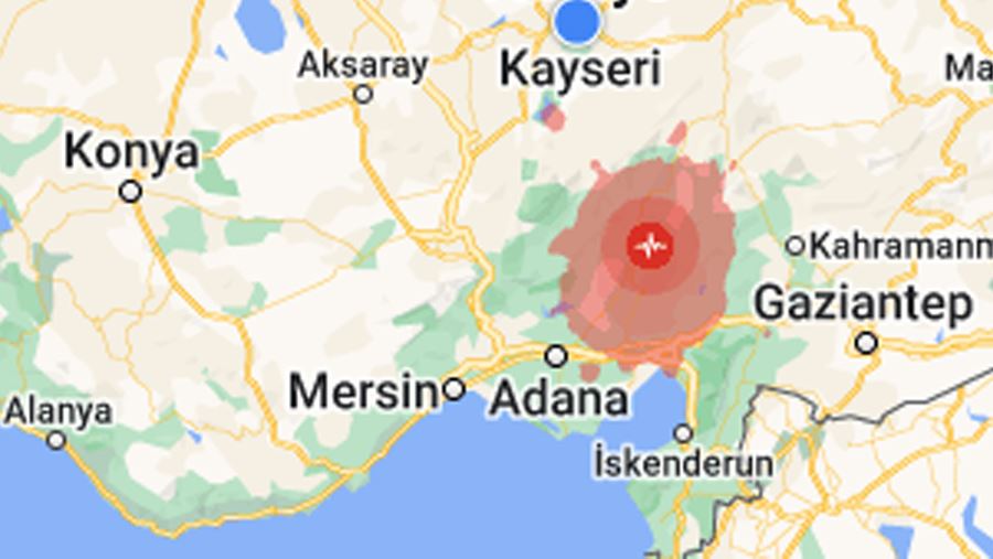 Kayseri, de Deprem hissedildi