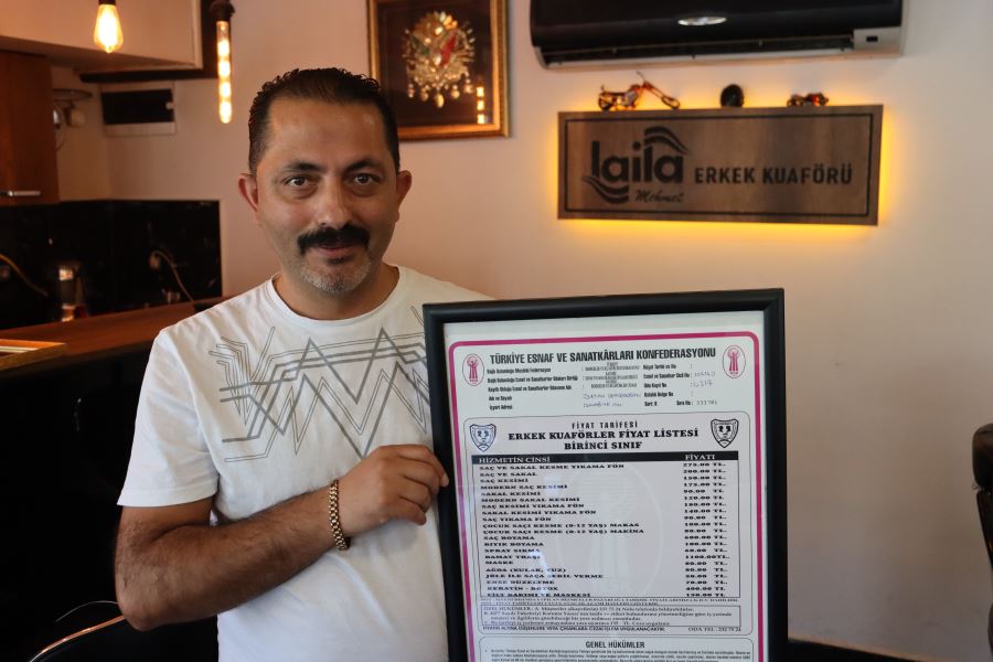 Berber fiyatlarına zam