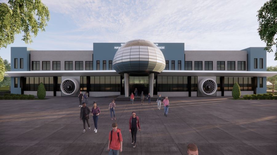 Gençlerin yeni gözdesi Mehmet Altun Havacılık Ve Uzay Bilimleri Lisesi