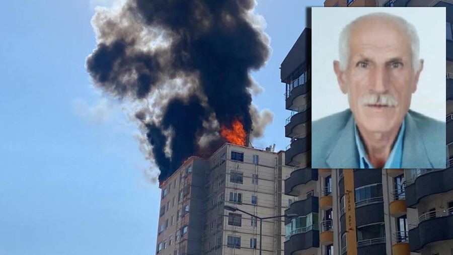 Yangından kaçarken dumandan etkilenip bayılmış