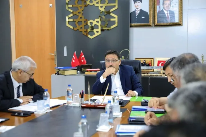 Okul Güvenliği Toplantısı, Vali Çiçek başkanlığında yapıldı