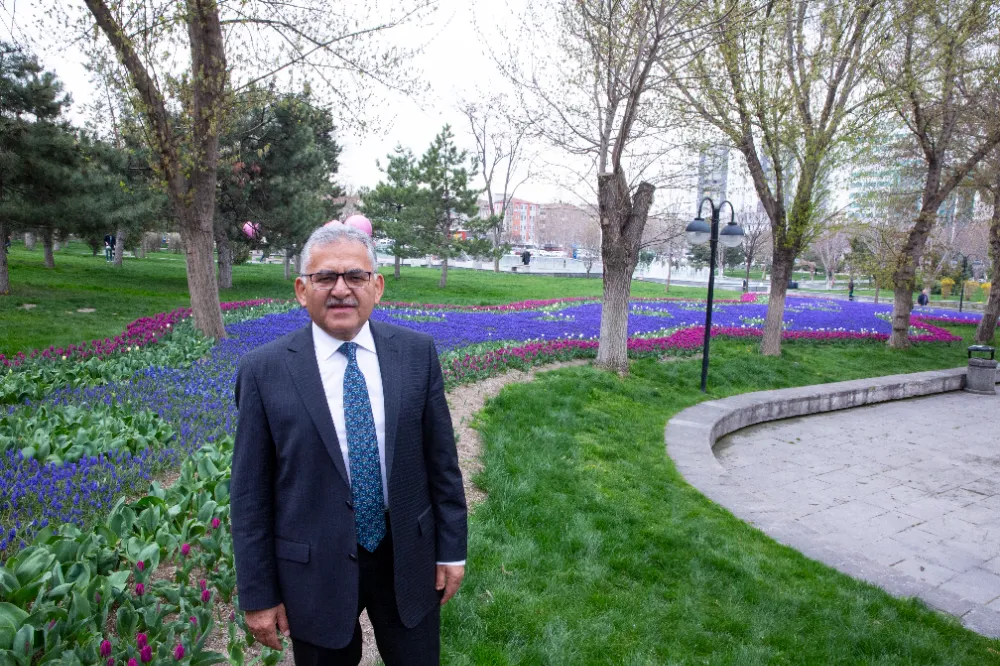 Büyükkılıç’ın Başkanlığında, şehirdeki yeşil alanda yaklaşık 2 milyon metrekare artış