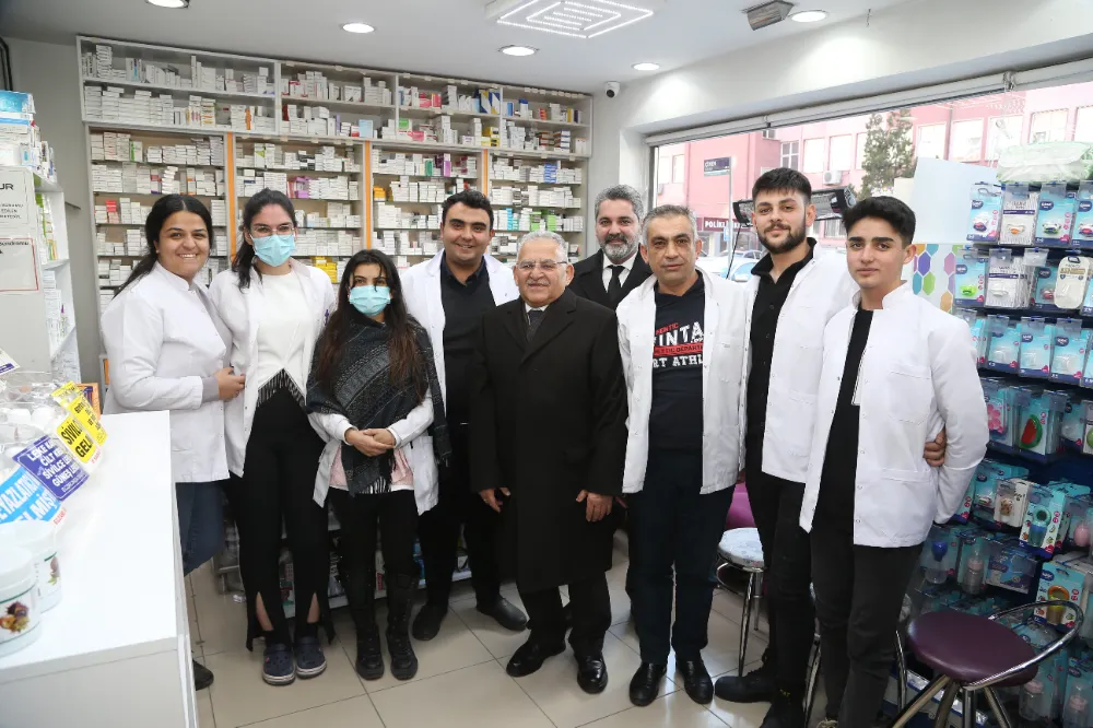 Sağlık personeli ve esnaftan Başkan Büyükkılıç’a teşekkür