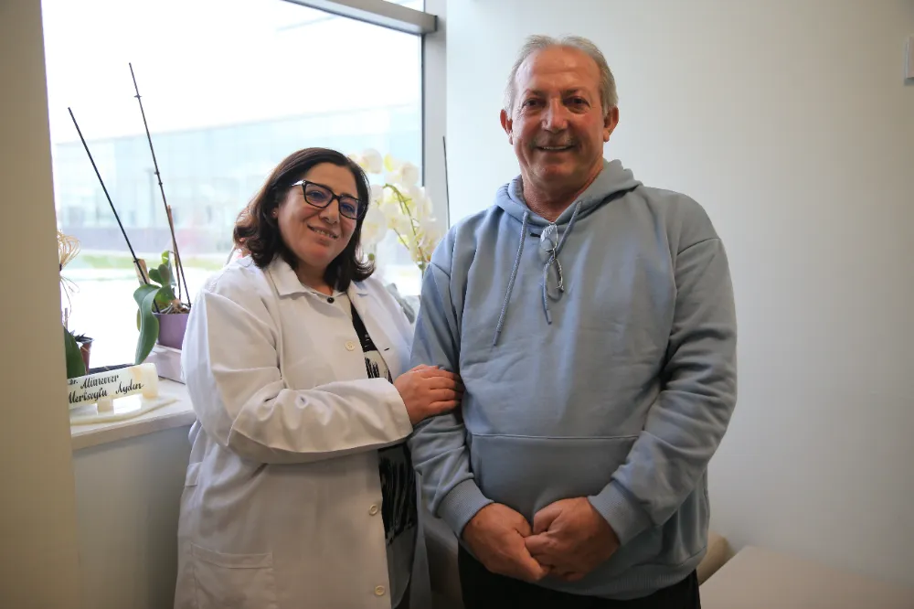 62 yaşında akciğer kanserini yendi