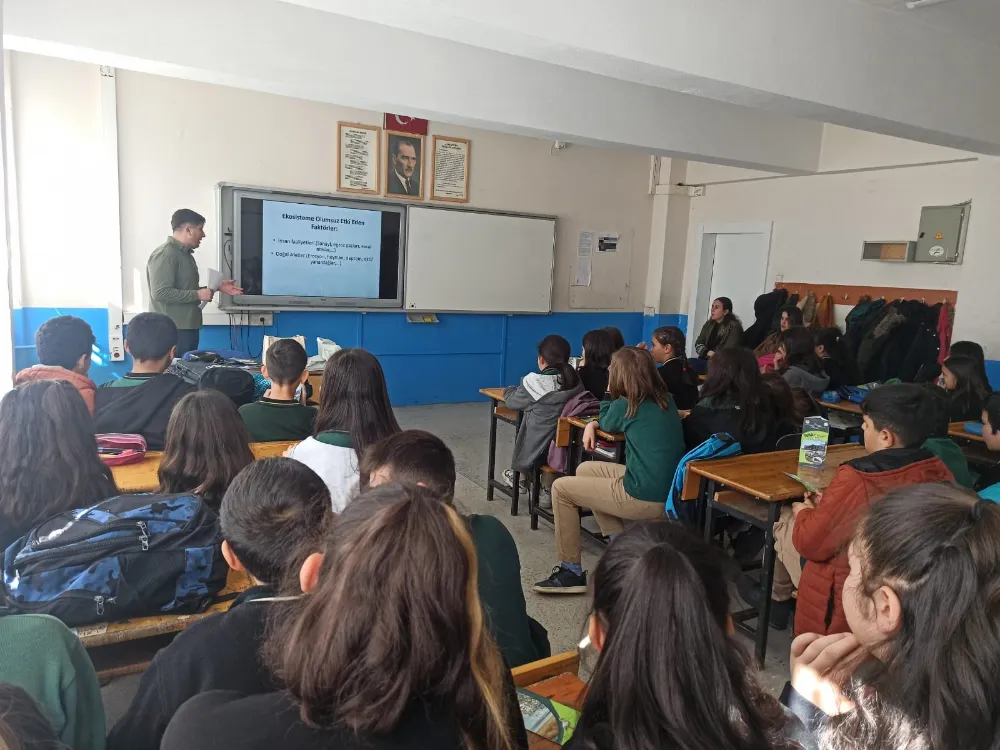 Öğrencilere ‘Biyokaçakçılık ve Tabiat Turizmi’ eğitimi