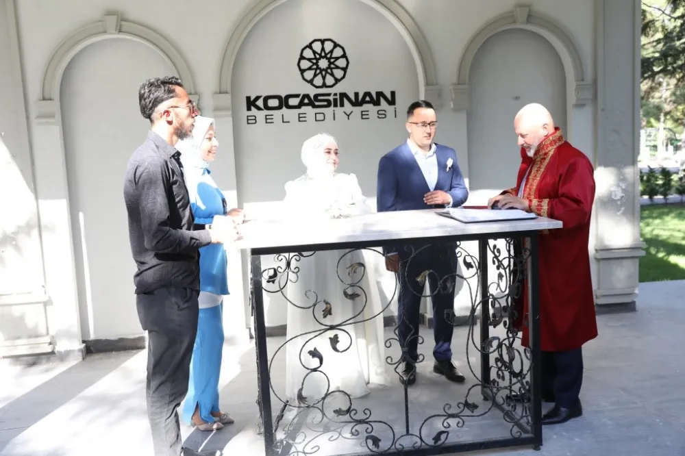 Kocasinan’da ‘04.04.2024’ tarihinde 24 nikah kıyıldı