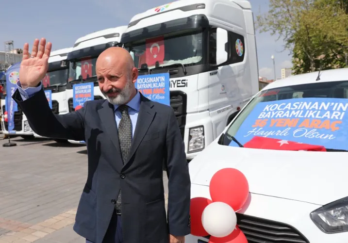 Kocasinan araç filosuyla çevreye de katkı sağlıyor